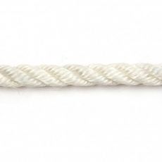 Marlow White 3 Strand Rope with Black Fleck - Sheridan Marine