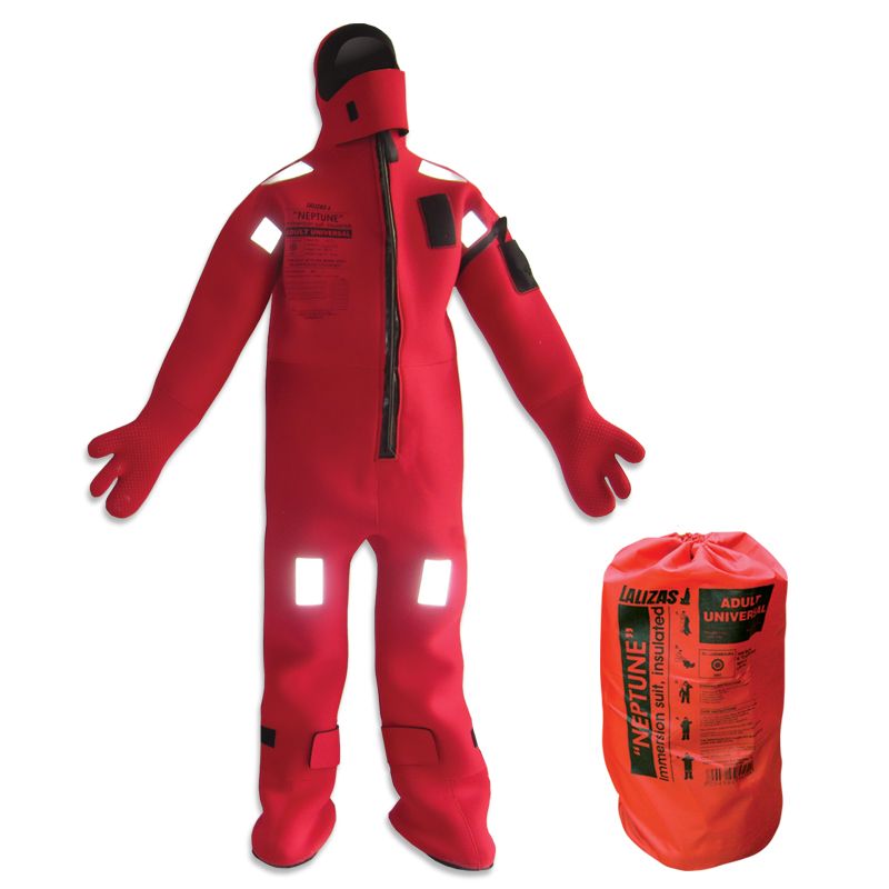 Lalizas Neptune Immersion Suit XL ( 190-210 CM ) - Marine Safety Supplies